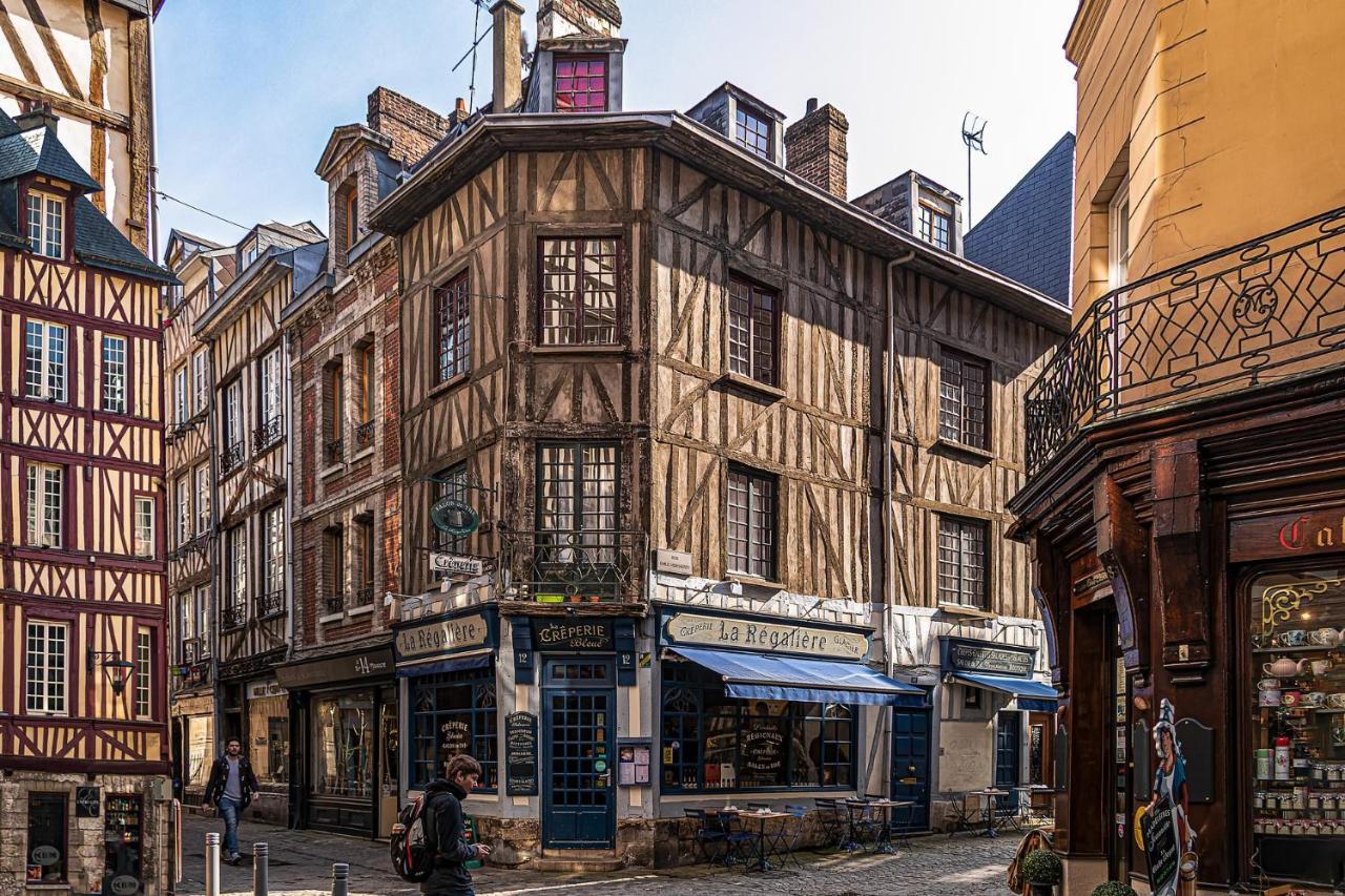 Studio Au Coeur De Rouen, 4 Personnes, Calme & Elegant Exteriér fotografie